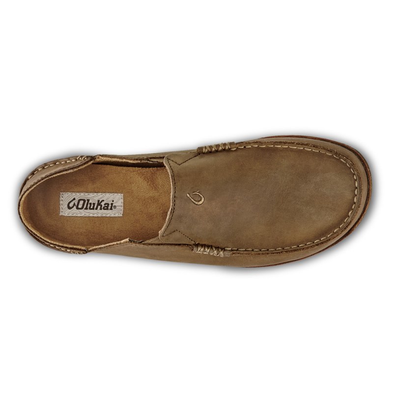 Olukai Moloā Mens Slip On Shoes Brown / Brown Canada | I6M-7037