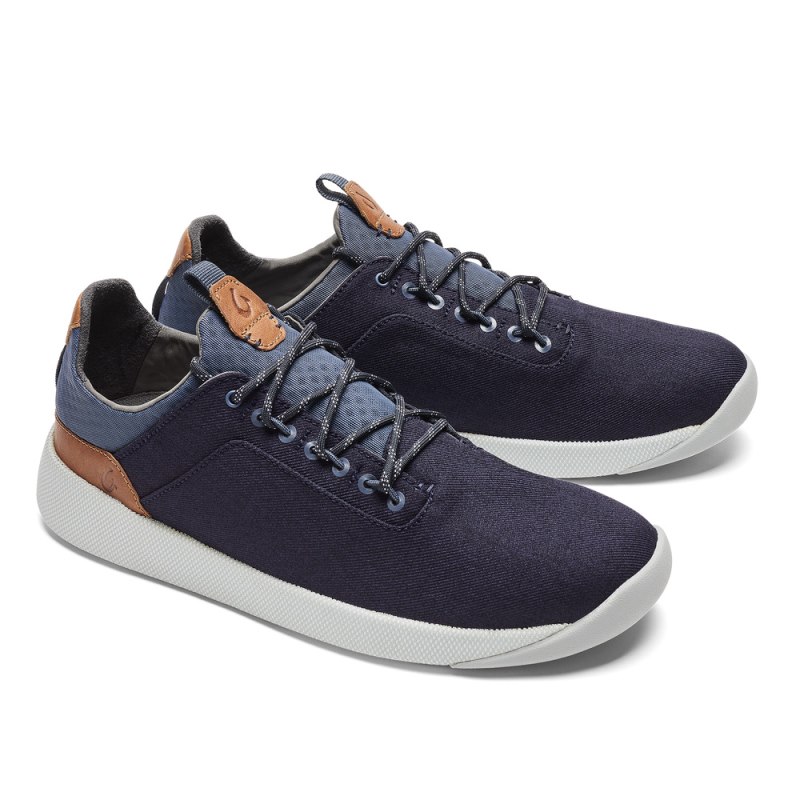 Olukai Nanea Lī Mens Athletic Shoes Blue / Indigo Canada | N9B-4255