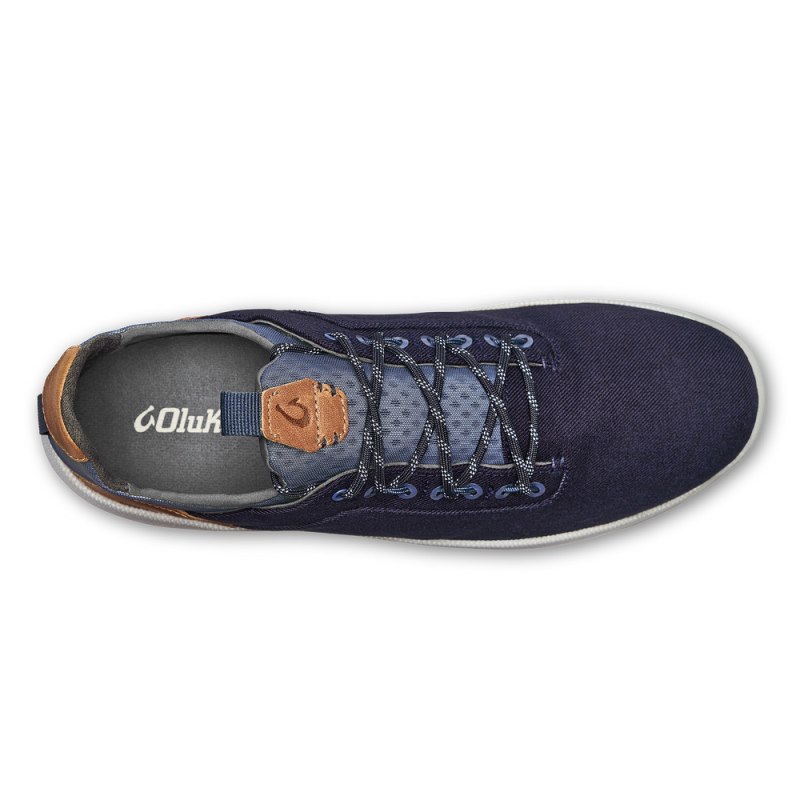 Olukai Nanea Lī Mens Athletic Shoes Blue / Indigo Canada | N9B-4255