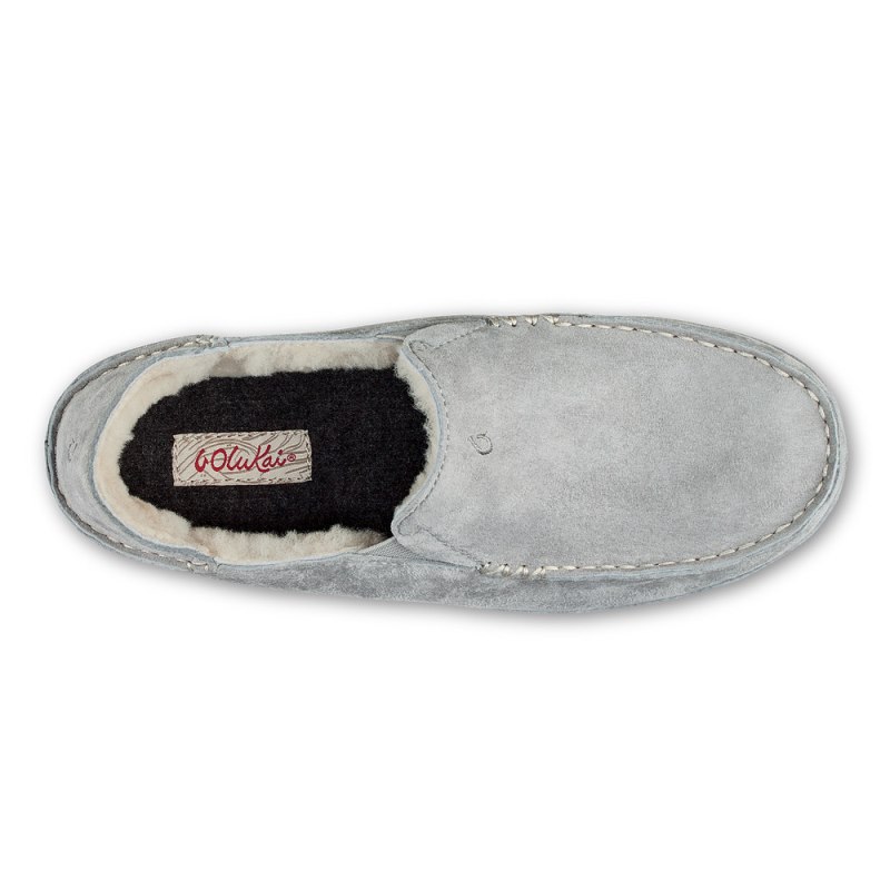 Olukai Nohea Slipper Womens Slippers Grey Canada | T1D-3074