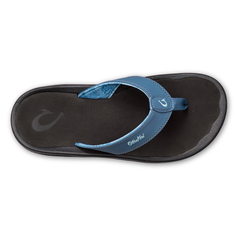 Olukai Ohana Mens Beach Sandals Blue / Black Canada | Q5H-2669