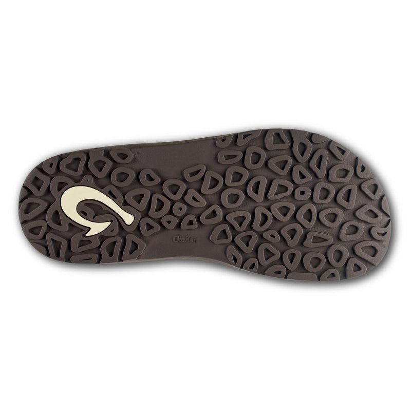 Olukai Ohana Mens Beach Sandals Dark Brown Canada | I2N-6774