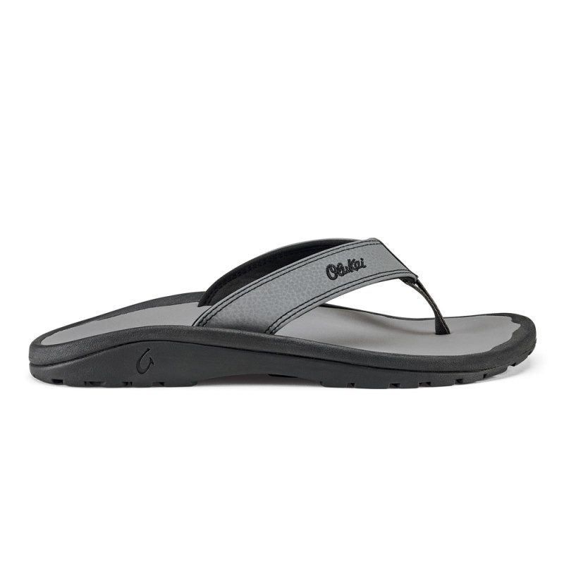 Olukai Ohana Mens Beach Sandals Grey Canada | X7W-4064