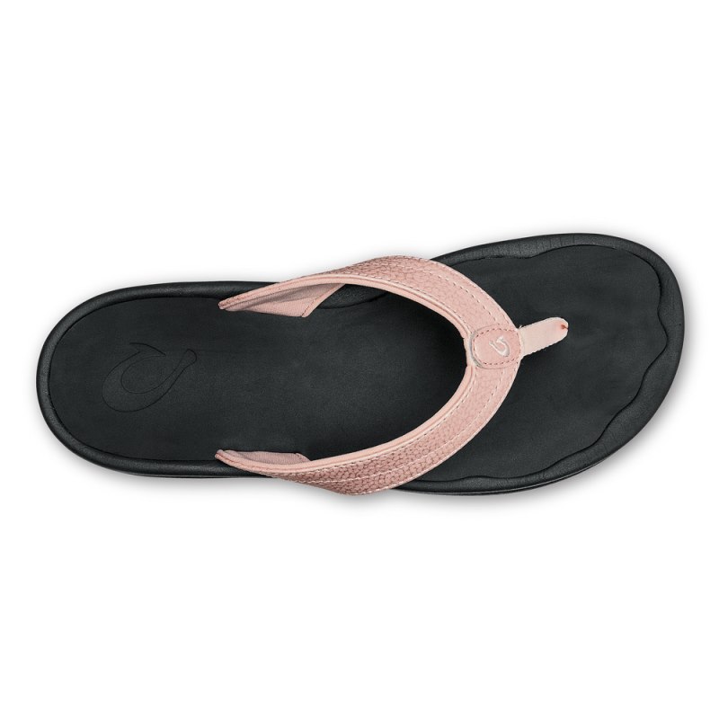 Olukai Ohana Womens Beach Sandals Pink / Black Canada | H0L-2523