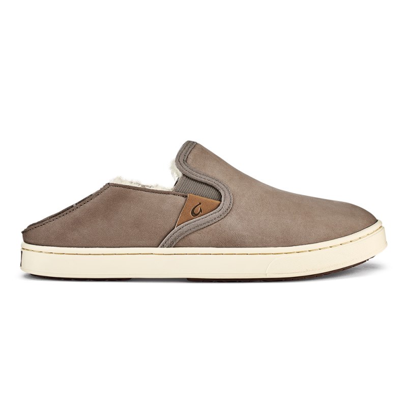 Olukai Pehuea Heu Womens Slip On Shoes Grey Canada | D4W-1246