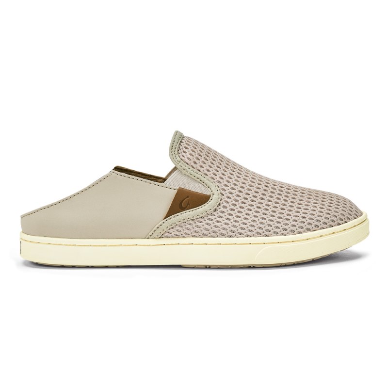 Olukai Pehuea Womens Slip On Shoes Beige Canada | D1F-3510