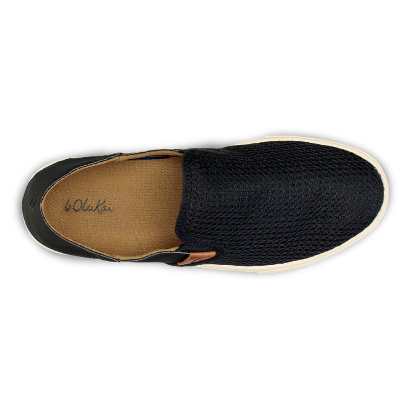 Olukai Pehuea Womens Slip On Shoes Black Canada | U5C-9425