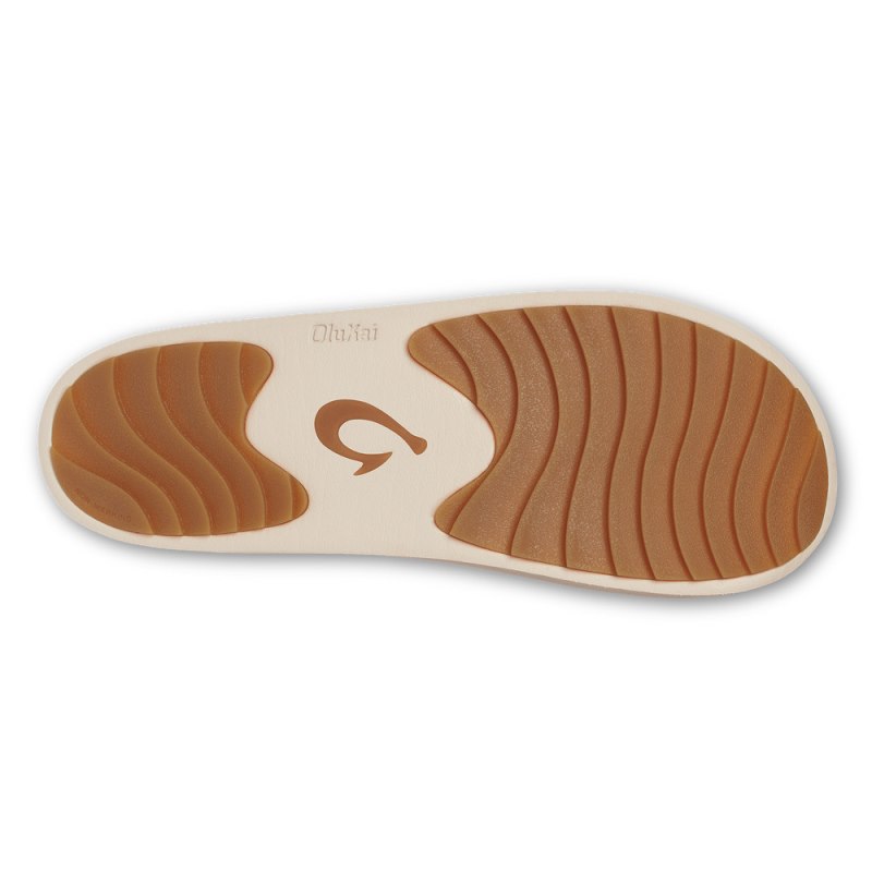 Olukai Pūpū Mua Womens Slippers Beige Canada | M3Y-1150