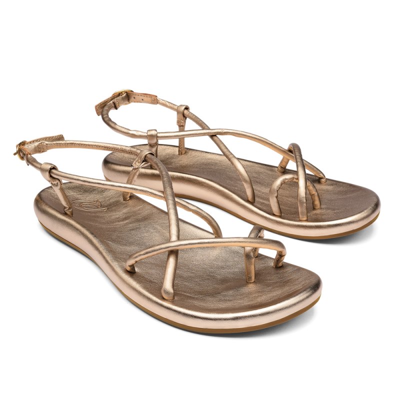 Olukai Waiau Womens Sandals Gold Canada | L6E-0669