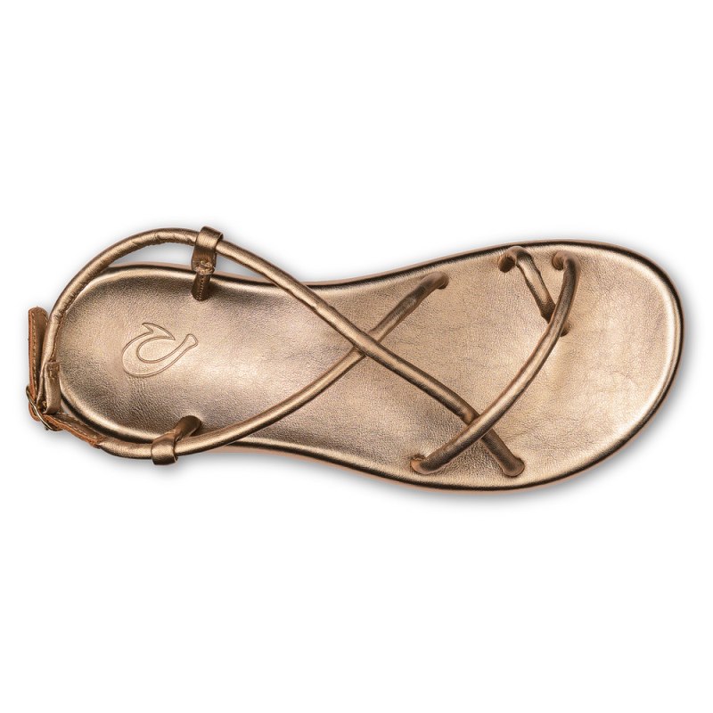 Olukai Waiau Womens Sandals Gold Canada | L6E-0669